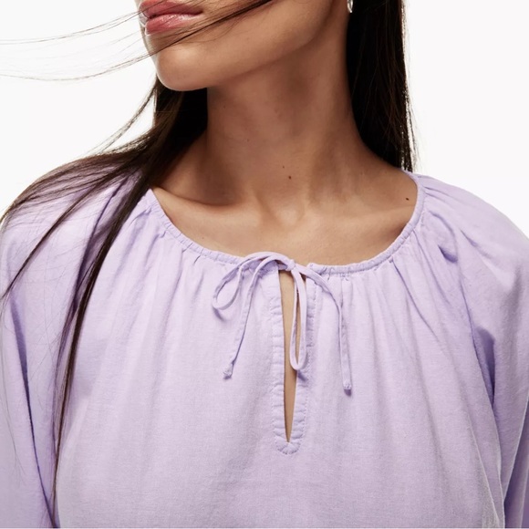 Aritzia Dote Linen Dress in White - Picture 3 of 3